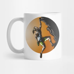 Vintage Rock Climbing Mug